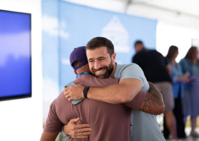 Delegates enjoying RecFest USA that they embrace