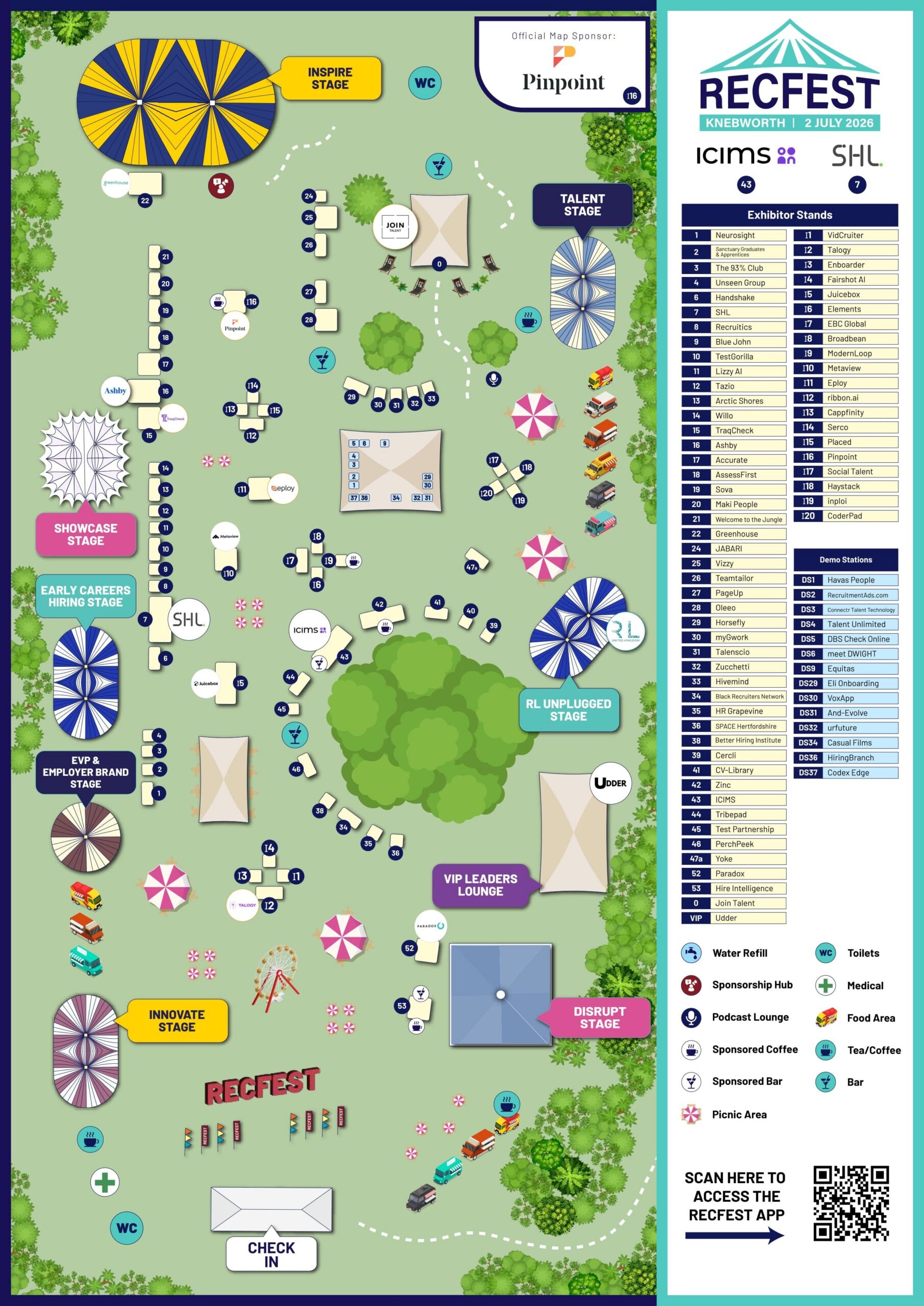 RecFest Park Map
