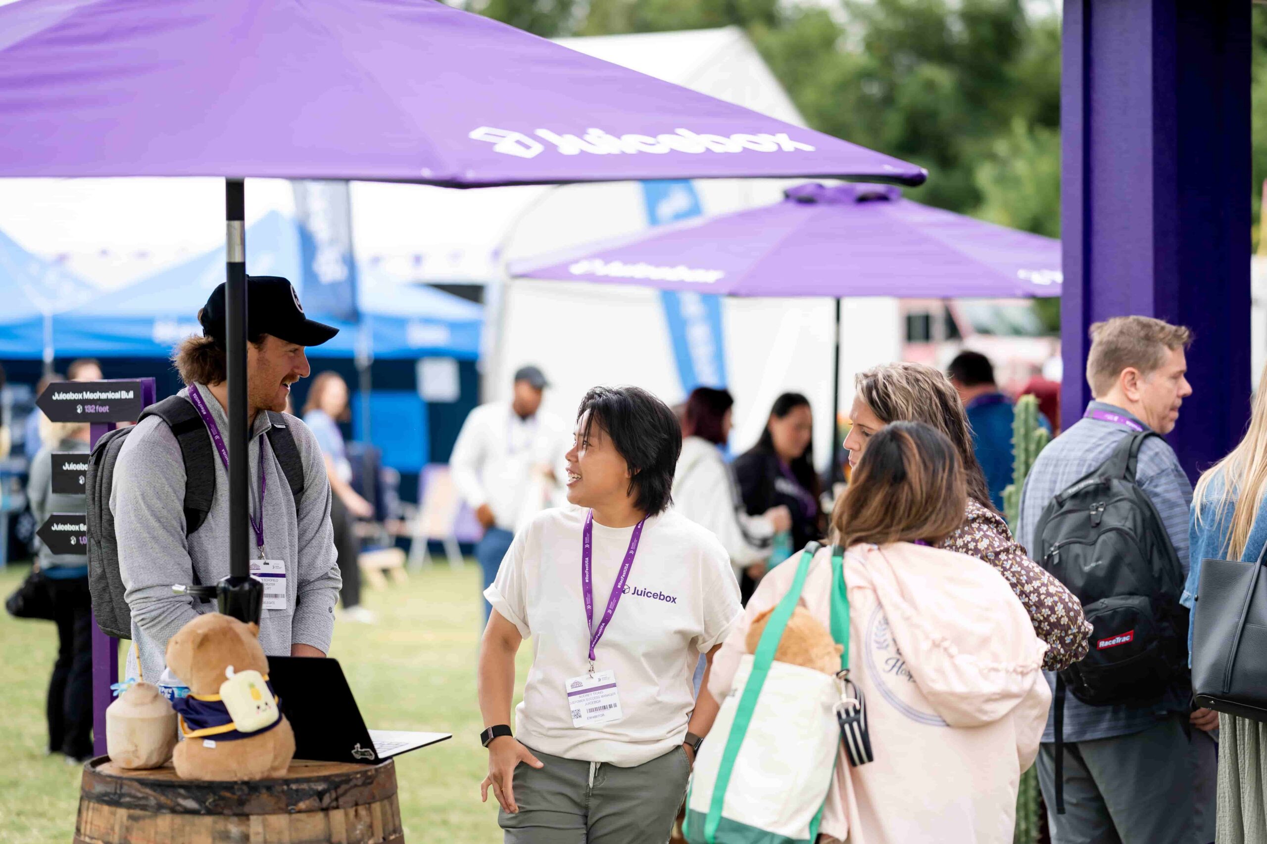 Example of exhibitor booth at RecFest UK